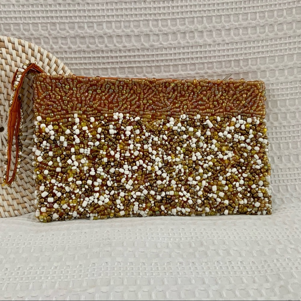 Hand Beaded Clutch/Purse